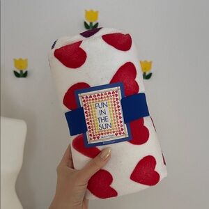 Brighton Fun in the Sun Red Heart Towel